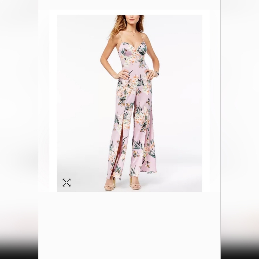 Floral Pink Jumpsuit Guess Size 0